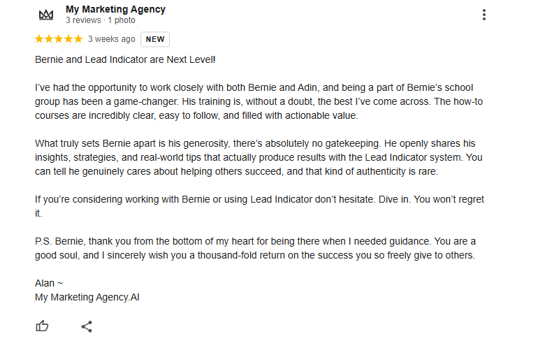Customer review