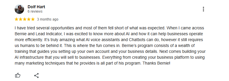 Customer review