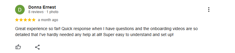 Customer review
